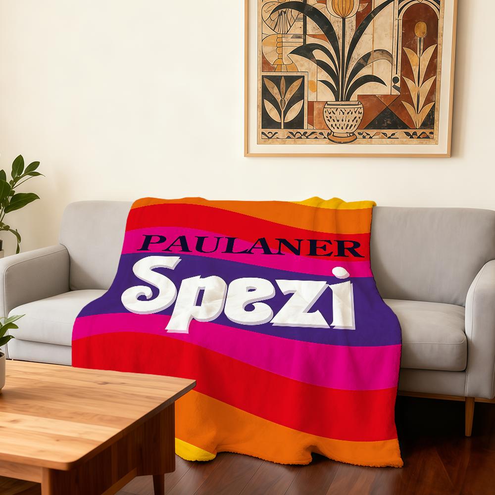 P-Paulaner Spezi Blanket Super Warm Comfortable Plush Throw Blanket Child Home Sofa Bedroom Gift