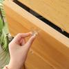 Transparent Cabinet Door Handle Plastics Punch Free Door Handle High Quality Drawer Window Handle