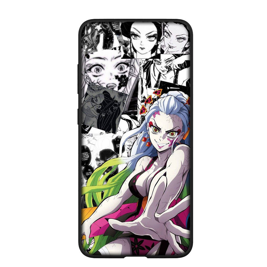Чехол для телефона Samsung Galaxy S24 S23 iPhone 15 14 Xiaomi Redmi Note 13 12 11 8 10 9 Pro Max Plus X XR OPPO Huawei Daki Gyutaro Demon Slayer Nezuko