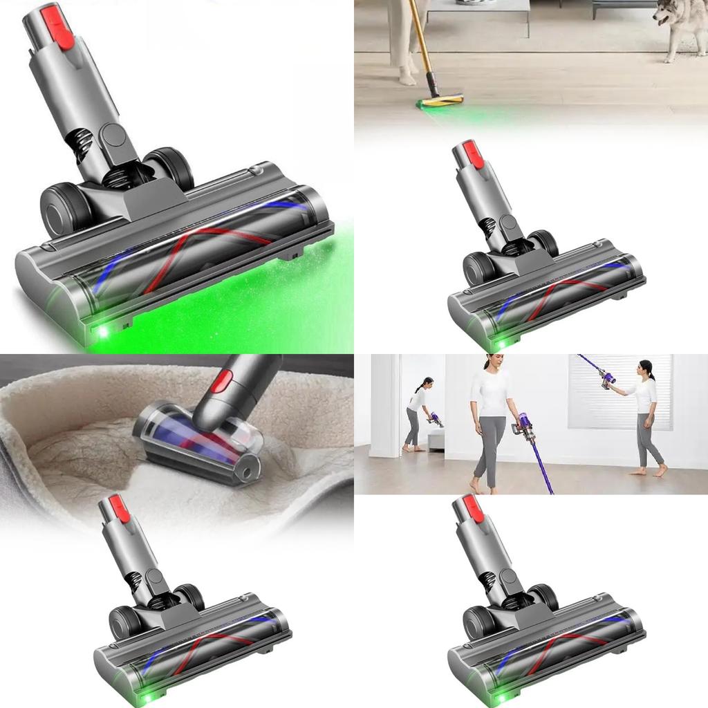 Для Dyson V10 V12 Slim Мягкие ролики Насадка-щетка для пола пылесоса С ручным управлением Для домашнего использования