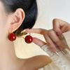 Винтажные жемчужные серьги в французском стиле для женщин, легкая роскошь, нишевый дизайн, модная серьга-застежка