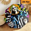 1pc horror movies Foldable Umbrella with Durable Iron Frame, 8-Rib Structure - Perfect for All Seasons Home and Travel Use, Multi-Functional Design