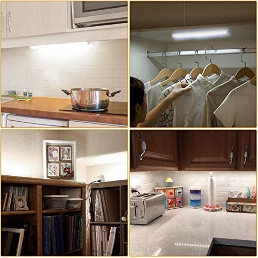 4 X 48 Автомобильное светодиодное внутреннее освещение 3 Вт, 6500 K, 12 В, светодиодная лента с переключателем для фургона, автобуса, грузовика, лодки, дома на колесах, 700 лм, подсветка для кухни, светодиодная T