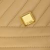 Tory Burch Kira Quilted Signature Double T Logo Adjustable Chain Shoulder Strap Crossbody Bag Small Women bags Light-Brown 90452-251