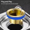 Backflow Preventer Shower Floor Drain Anti-odor Fast Drainage Floor Drain  Bathroom Supplies