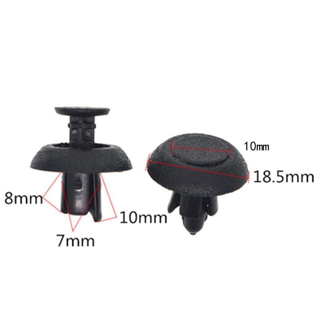 KOZEEY 30 шт. Нейлоновые заклепки-клипсы для Toyota Camry Highlander Prado