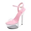 HOKSZVY 190 Series 14.5cm Heel 4.5cm Platform 33-43 Siz Sexy Nightclub Women Sandals with Heel Shoes 8 Color for Fshion PartyLFD
