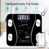 Bluetooth  Body Fat Scale Floor Scientific Smart Electronic LED Digital Bathroom Weight Scale Balance Monitor