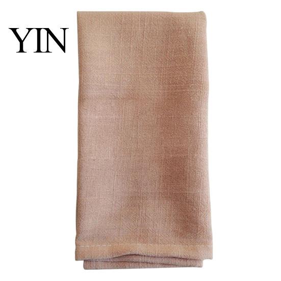 Dining Table Napkin Bohemian Linen Napkin, Rustic Machine Washable Fabric 16 Inch Farmhouse Style for Home Wedding Bridal Shower Baby