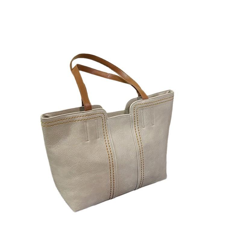 Модная, Элегантная и Простая Сумка-тоут, Ретро Большая вместимость Одноплечевая Ручная для Поездок Большая Сумка