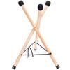LIFKOME Tongue Drum Stand, Tongue Drum Floor, Wood Tongue Drum Holder, Drumstick Holder, Kick Float, Wood Display, Snare Drum Stand, Handpan Bracket