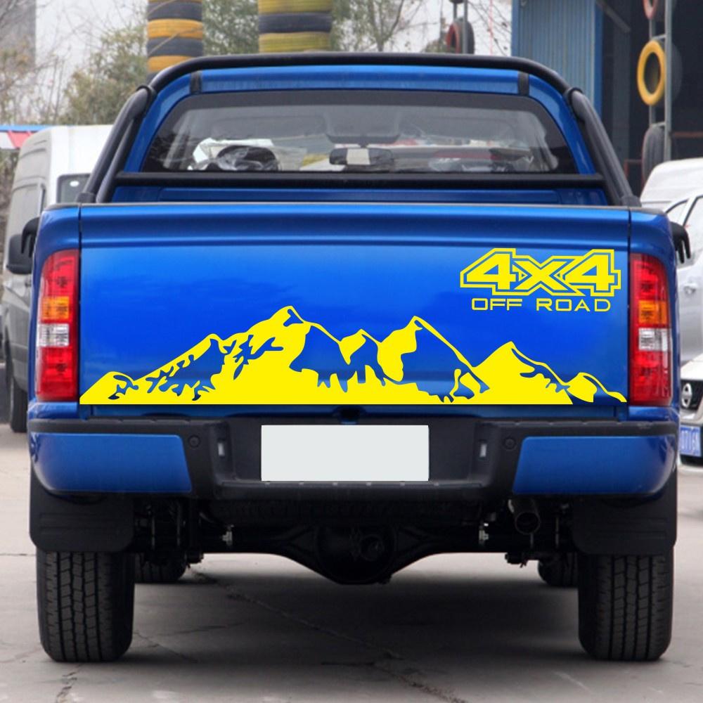 Car Sticker 4X4 Off Road Graphic Vinyl Decal For Ford Ranger Raptor Pickup Isuzu