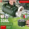 All-Steel Outdoor Travel Vehicle-Mounted Home Use 3-Liter Thermos Cup