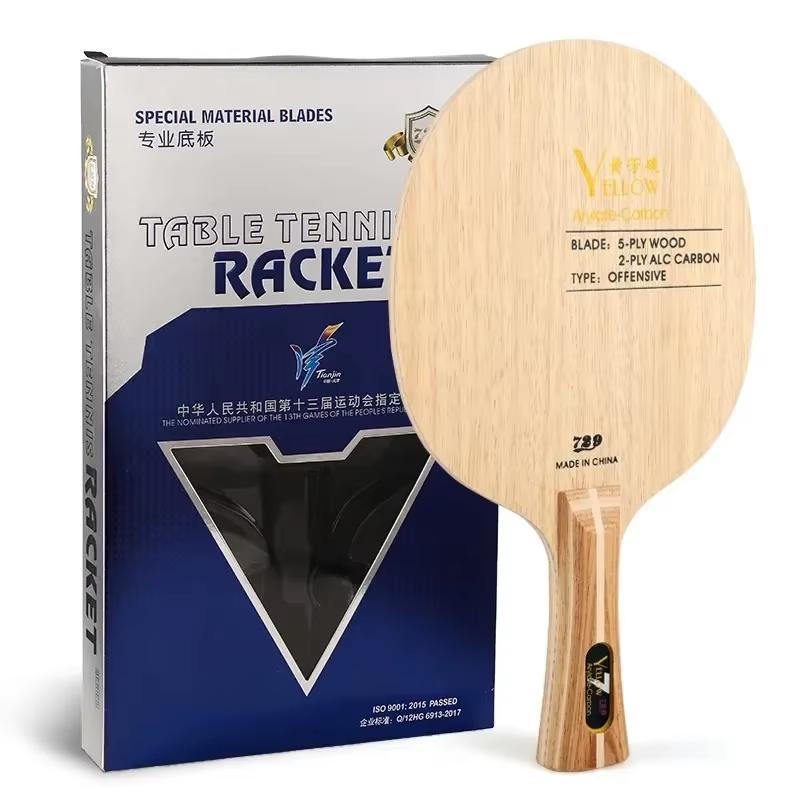 729 Friendship Blade Blue ALC Основа для настольного тенниса 5 Дерево 2 Арилат-Карбон Профессиональная пинг-понговая основа Желтая ALC Атакующая