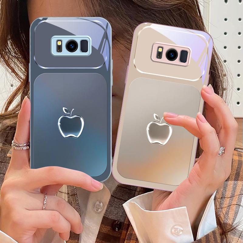 Металлическая серая текстура Для Samsung S25 S25 Edge S25Ultra S8 9 S10 20 U ltra S21 Pro 22 Plus S23 FE S24 Ultra Стеклянный чехол для телефона