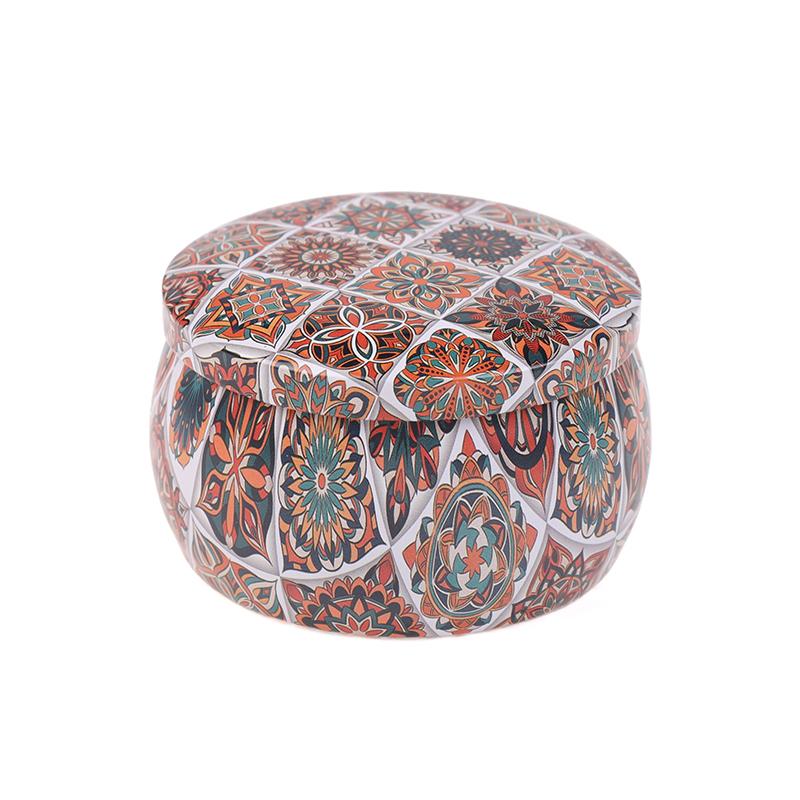 Vintage Candle Tin Can Candy Cookie Storage Box Dry Spice Storage Jar Suitable DIY Candle Cosmetic Ointment Making Christmas