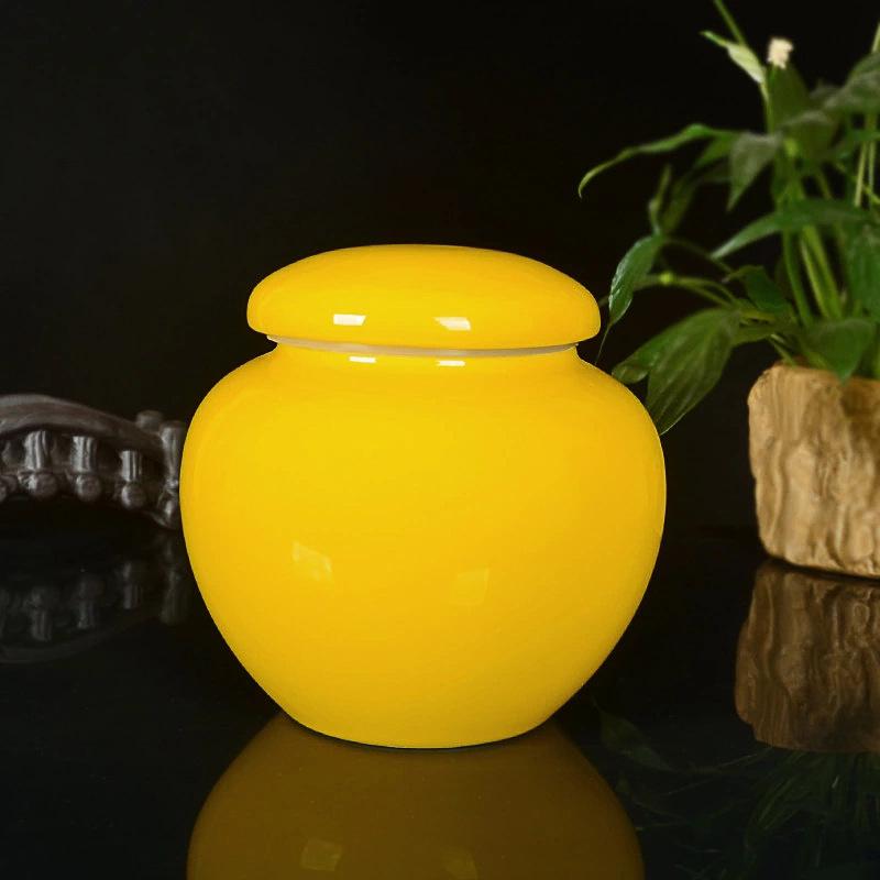 Герметичная сине-белая фарфоровая керамическая банка для меда с закручивающейся силиконовой крышкой