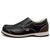 Кожаные туфли, кроссовки, повседневная обувь, 3E, мокасины без шнурков, легкая искусственная кожа, высококачественный материал, мягкая, стильная обувь, черный, коричневый, edm9808, черный