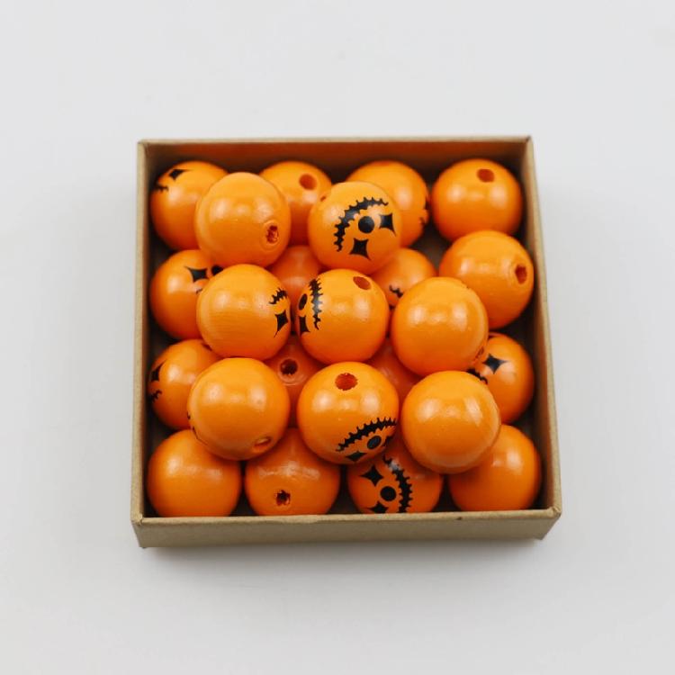 10 Pieces Wooden Bead for Crafts Handmade Round Beads for Jewelry Making