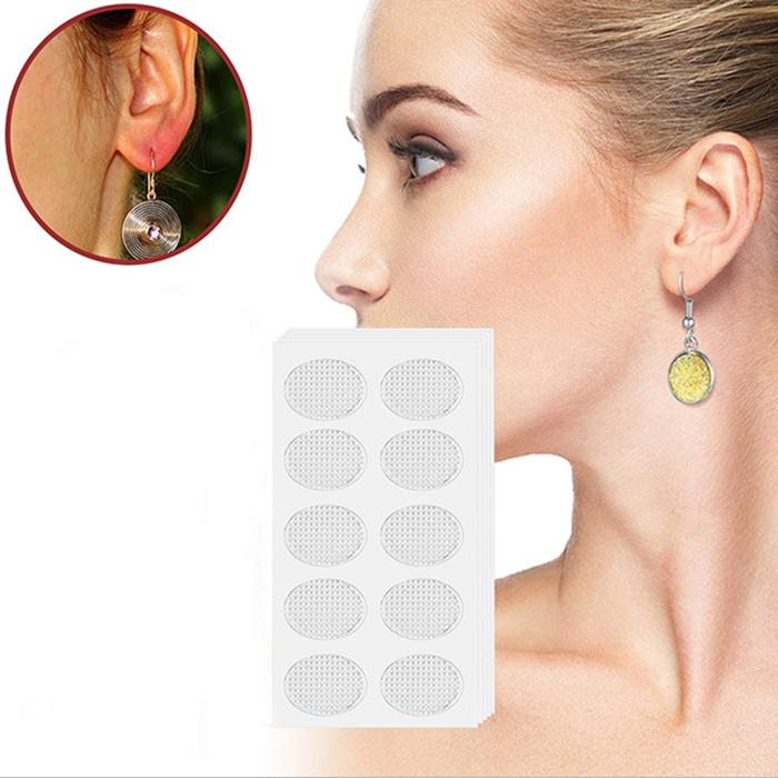 Наклейка для поднятия ушей, накладные серьги, поддержка женских невидимых сережек, защита, снимающая напряжение от тяжелых сережек