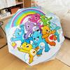 1PC Love Bears Automatic Folding Umbrella 8-Rib Travel Umbrella with Auto Portable Case, Ideal Gift for Birthdays