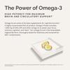 High Potency Omega 3 Fish Oil Dietary Supplement, 120 Softgels Per Bottle
