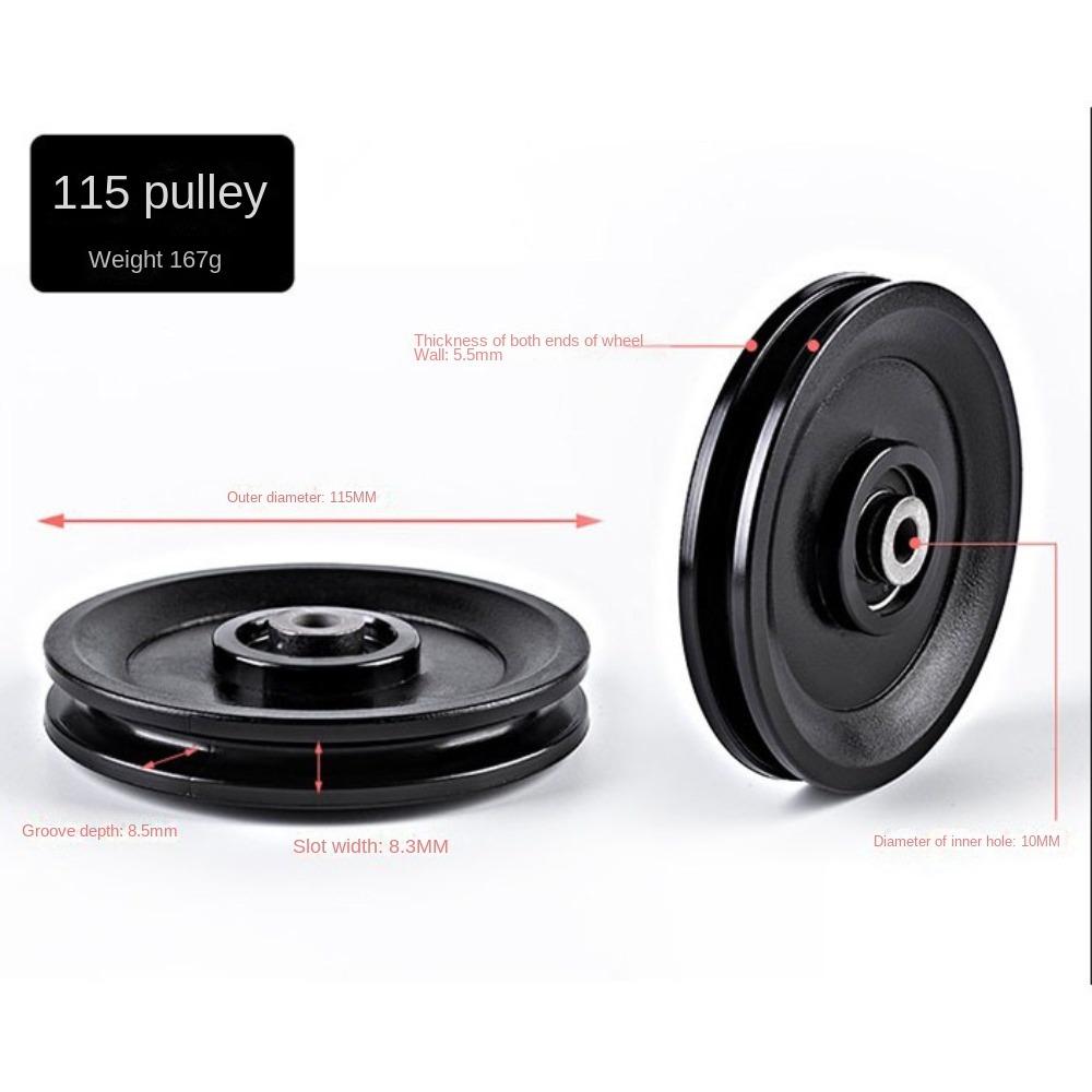 Детали оборудования для фитнеса, нейлоновый шкив, часть машины, нейлоновый подшипник, прочное шкивное колесо