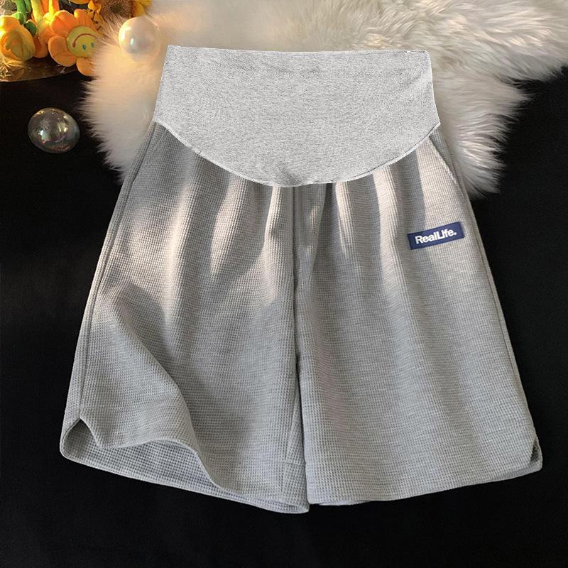 Летние шорты для беременных: Повседневные, Дышащие, Свободного кроя, С поддержкой живота спортивные брюки