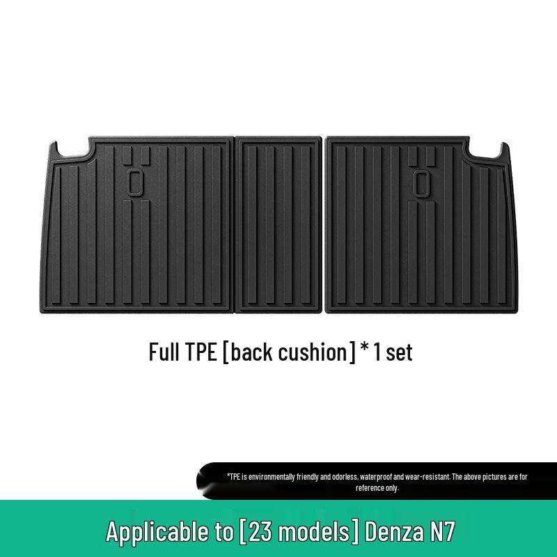 Коврики для пола для Denza N7 2023 года: Коврики из 100% ТПЭ, Коврик в багажник и Водонепроницаемый коврик на спинку сиденья