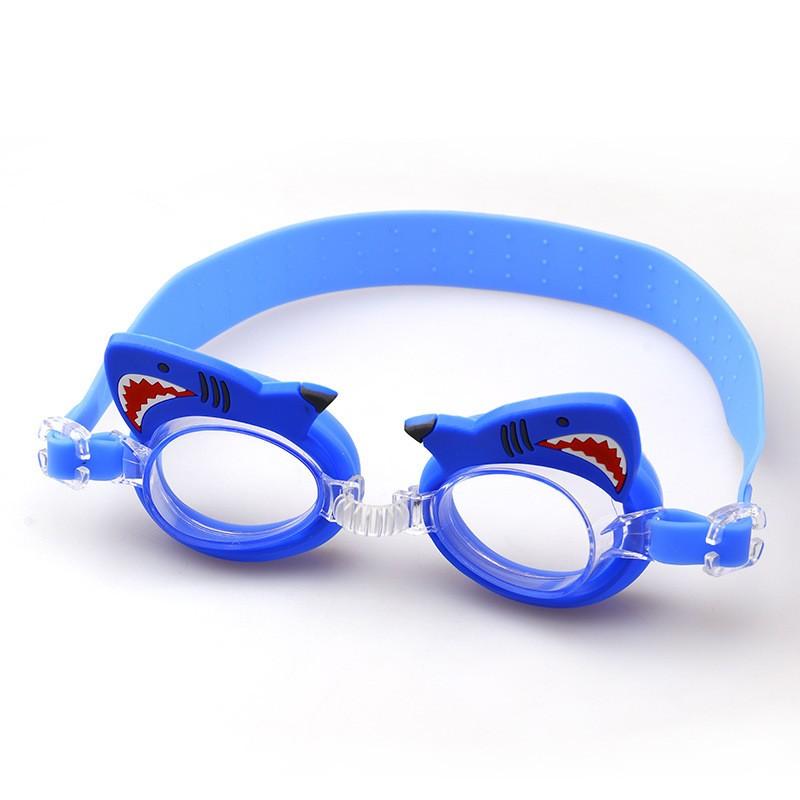 Новые милые водонепроницаемые и противозапотевающие детские очки для плавания, очки для обучения плаванию, детские мультяшные очки с регулировкой