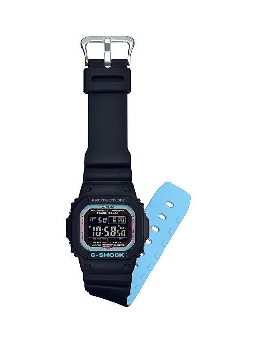 Casio Мужские кварцевые часы GW-M5610PC-1 с resin-корпусом, водонепроницаемостью 200 м, аналоговым дисплеем и ударопрочностью