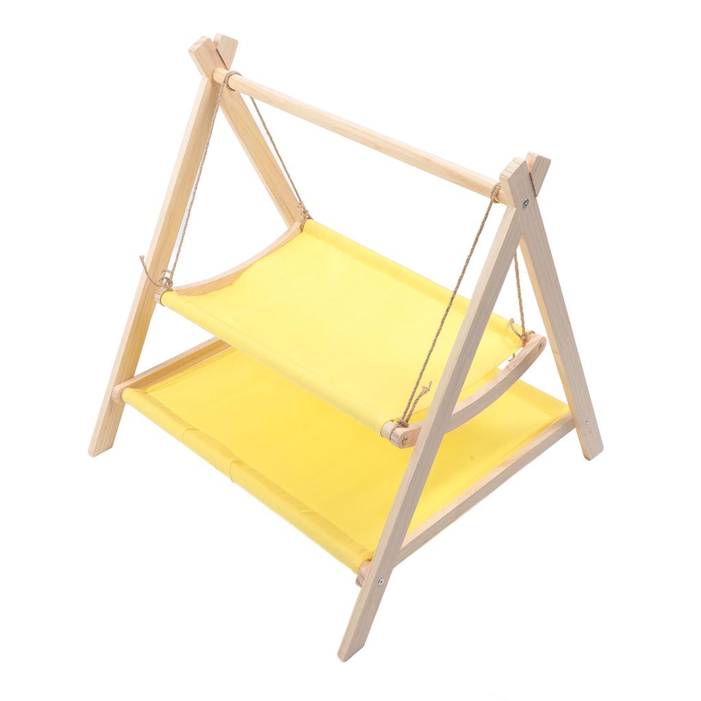 Гамак-качалка для кошек Деревянный Моющийся Прочный Не царапающийся Универсальный для помещений и улицы