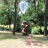 Colorful Design Hot Air Balloon Transparent Material Rainbow Windmill  Garden Decoration