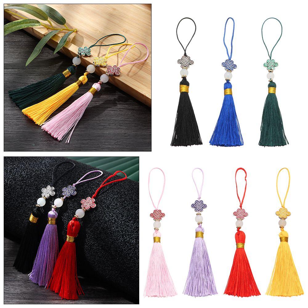 Decorations Clothing Accessories 14 cm Element New Year Knot Tassel Tassel Phone Case Pendant