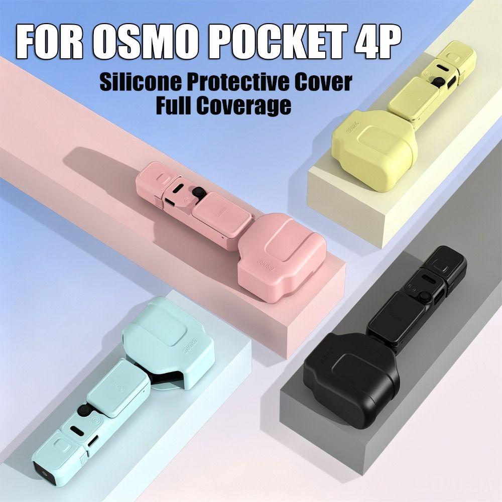 Anti-Scratch Protective Case Silicone Skin Sleeve for DJI Osmo Pocket 4P Gimbal Camera Accessories