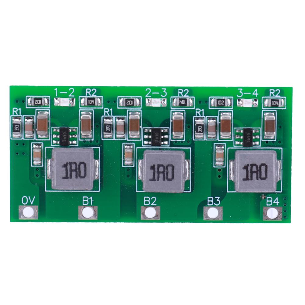 BMS 2S 3S 4S 1.3A Active Equalizer Li-ion /Lifepo4 Battery Active Balancer Board Energy Transfer Balancer LED Working Indicator