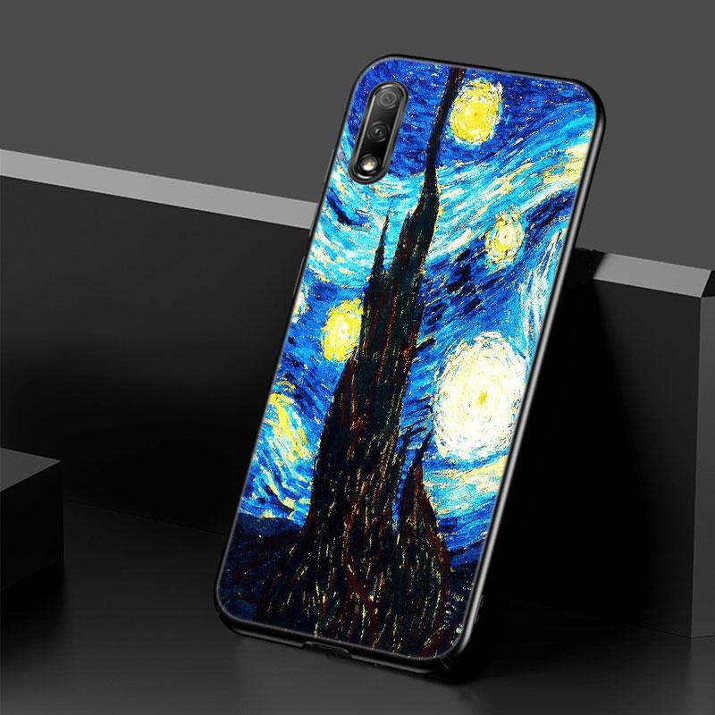 Van Gogh Starry Sky Art Case For Huawei Honor 10X Lite 7A 8A 9X 20 Pro 7S 8C 8S 8X 9A 9C 10i 20i 30i 20E 20S 8 10 Lite Cover