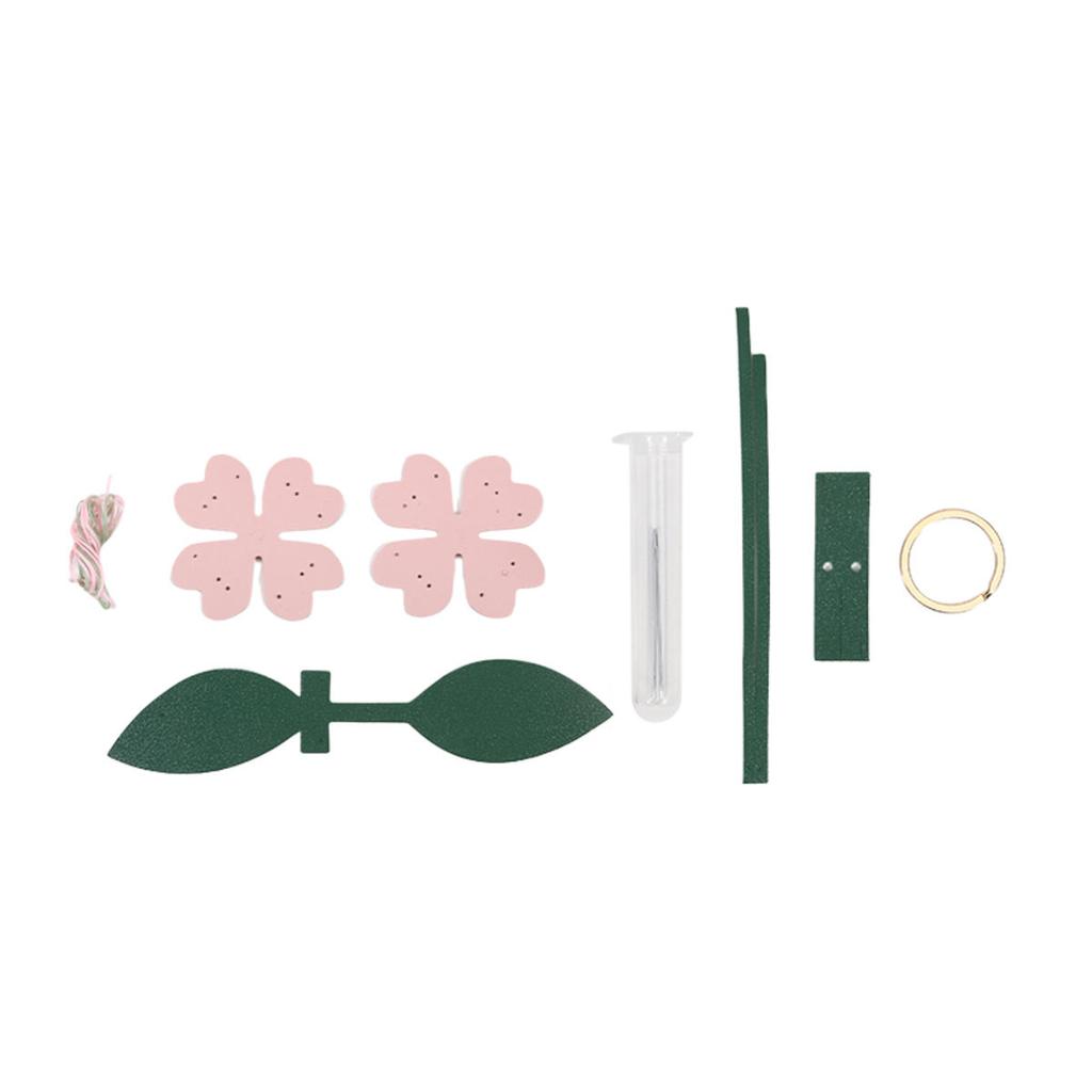 Тюльпан DIY Материал Сумка Ручной Работы Кожа Цветок Сумка Подвеска Пояс Брелок Чехол Мобильного Телефона Декоративный Шнурок Цепочка