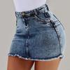 2012 Summer European & American Women's Plus Size Sexy Denim Skirt