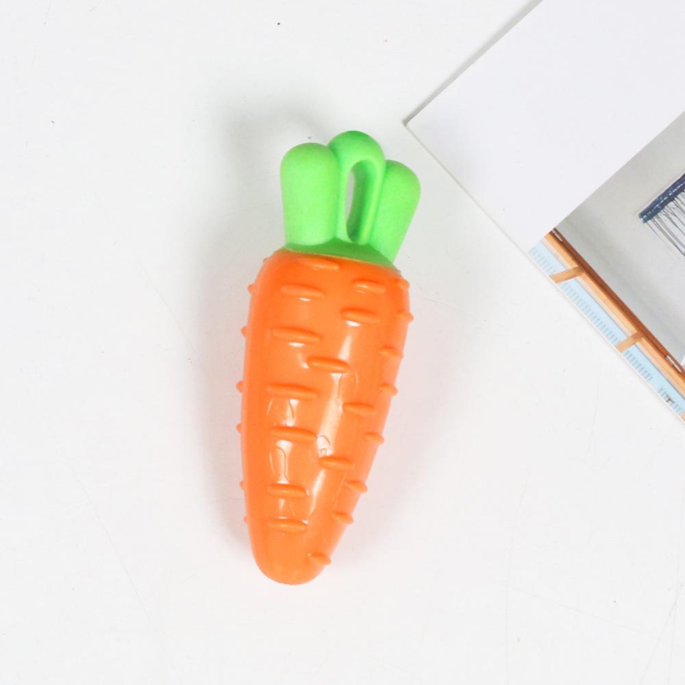 Squeaky Dog Chewing Toy, Chocolate Carrot Simulation, Bite, Teeth Cleaning, Interactive Training, Pet Supplies