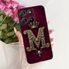 Чехол для телефона Motorola Moto G67 Power 2026 с королевской короной и начальной буквой Для Motorola Moto G57 Power Черный Силиконовый Мягкие Бамперы