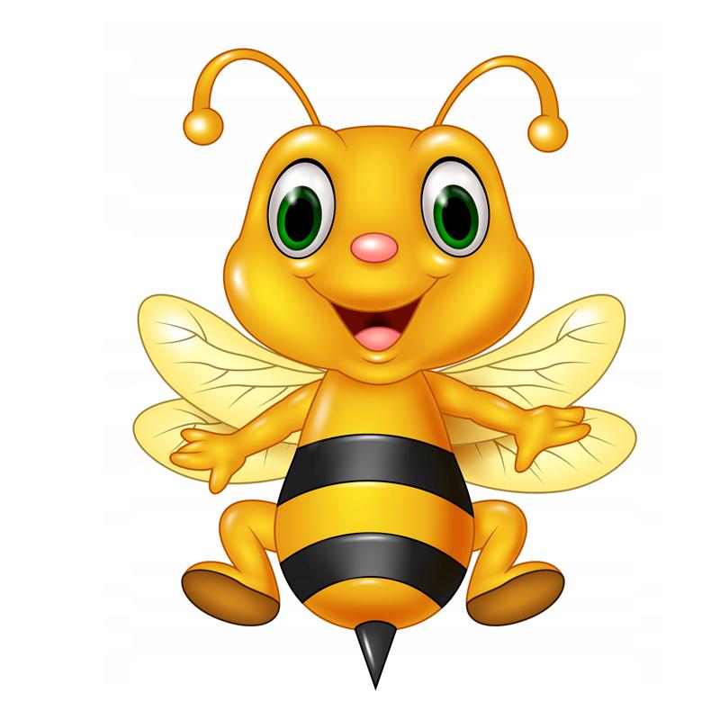 T316 # милая наклейка в виде пчелы на автомобиль, виниловая наклейка, водонепроницаемые декоративные наклейки для автомобиля