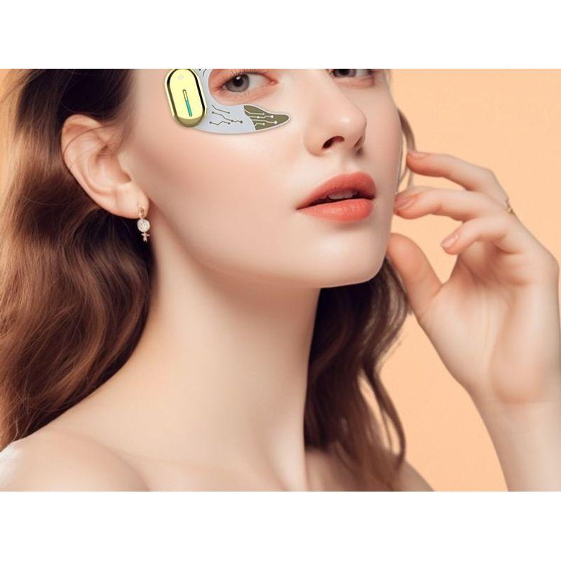 Beautyronics - USB-перезаряжаемый EMS-массажер для лица против морщин / Патчи для глаз / Патчи для лица / Пульт дистанционного управления / Набор