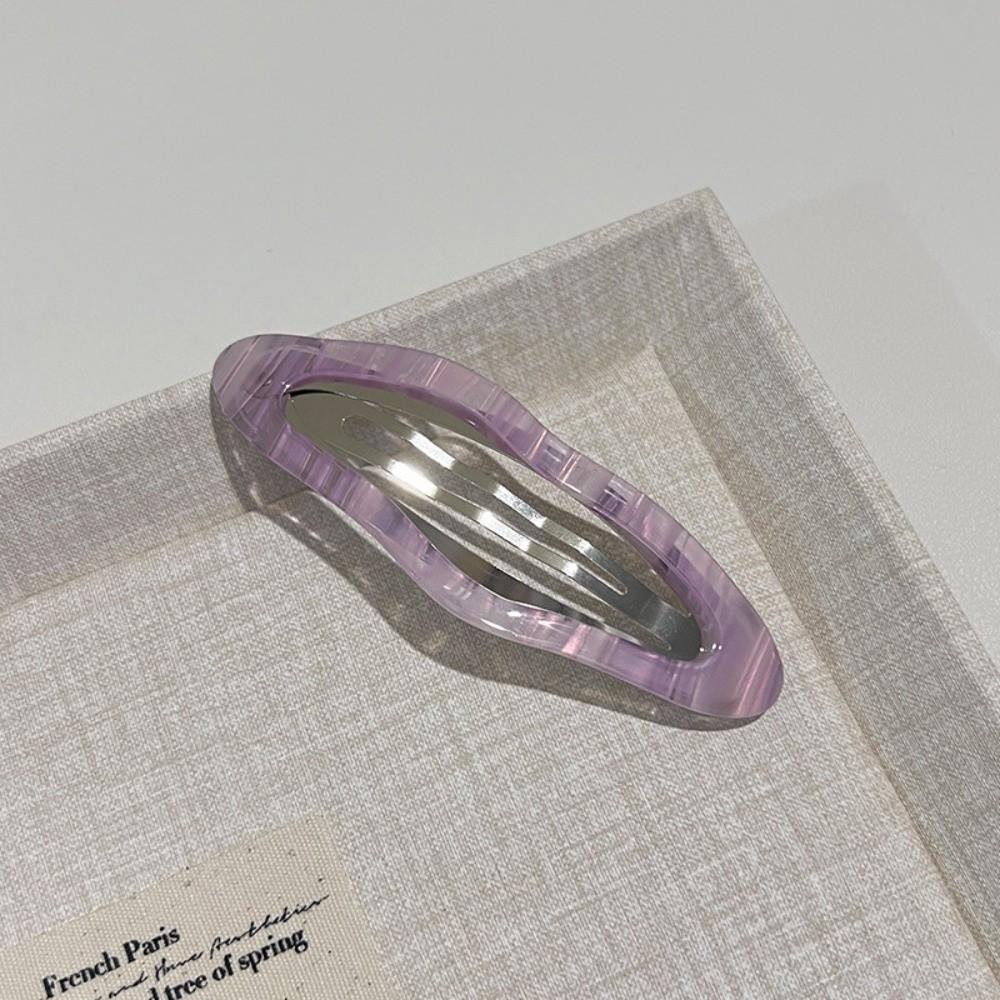 Acetate Hair Clips Oval Shape Hair Barrettes Gifts Bangs Clips Bangs Styling