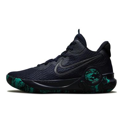 Кроссовки унисекс KD Trey 5 IX EP Obsidian Clear Emerald Синий Черный Холодно-Серый CW3402-400