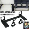 Safety Seat Bracket Base Baby Car Seat Mount Mounting Kit Child Car Safety Seat Bracket Strap Connector for RV Commercial Vehicle
