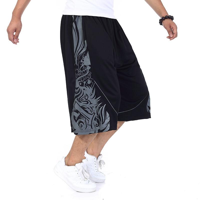 Мужские летние баскетбольные шорты, свободные спортивные шорты большого размера, повседневные дышащие пляжные брюки