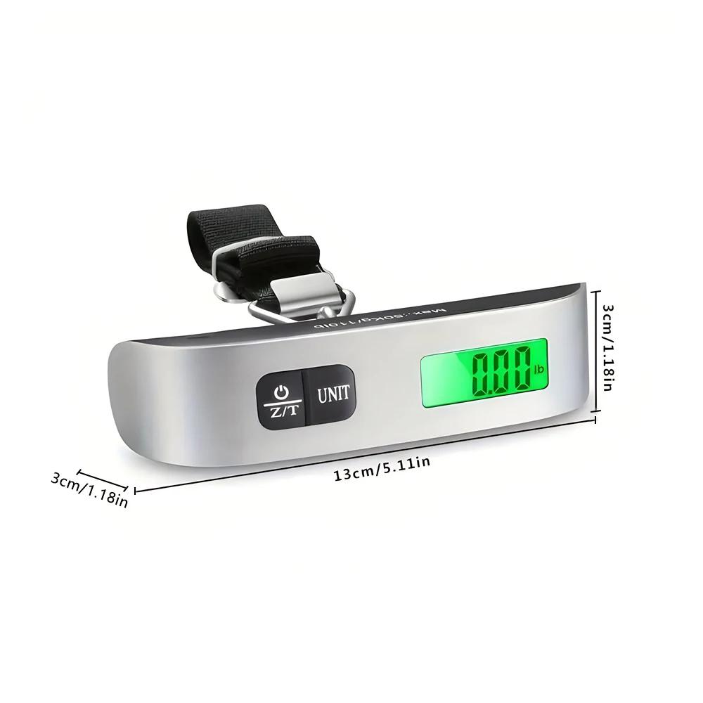 50кг-110фунтов Цифровые электронные весы Ручная кладь Покупки Рыбалка Путешествия Багаж и сумки На открытом воздухе Супермаркет