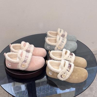 Женские зимние мультяшные легкие теплые толстоподошвенные стеганые сапоги от холода, нескользящие износостойкие повседневные кроссовки, хлопковые сапоги, меховая обувь