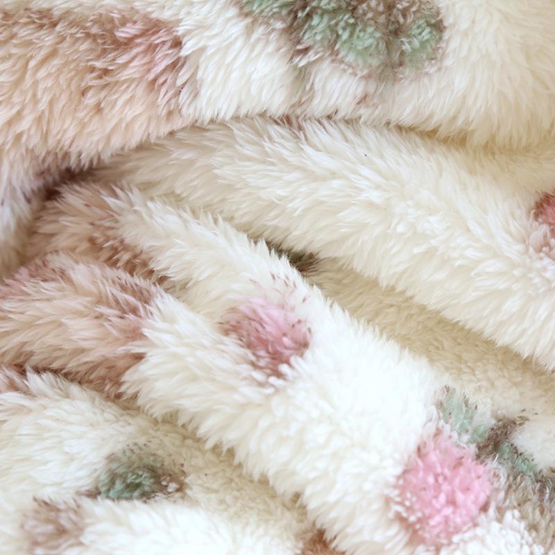 Женский уютный фланелевый пижамный комплект – дизайн «Тюльпан и кролик» для осени и зимы